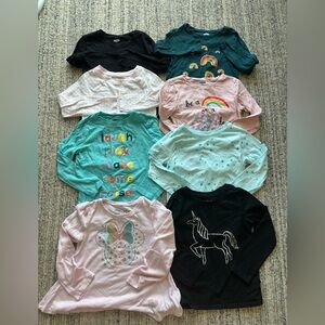 Youth Girls Long Sleeve Shirts Bundle